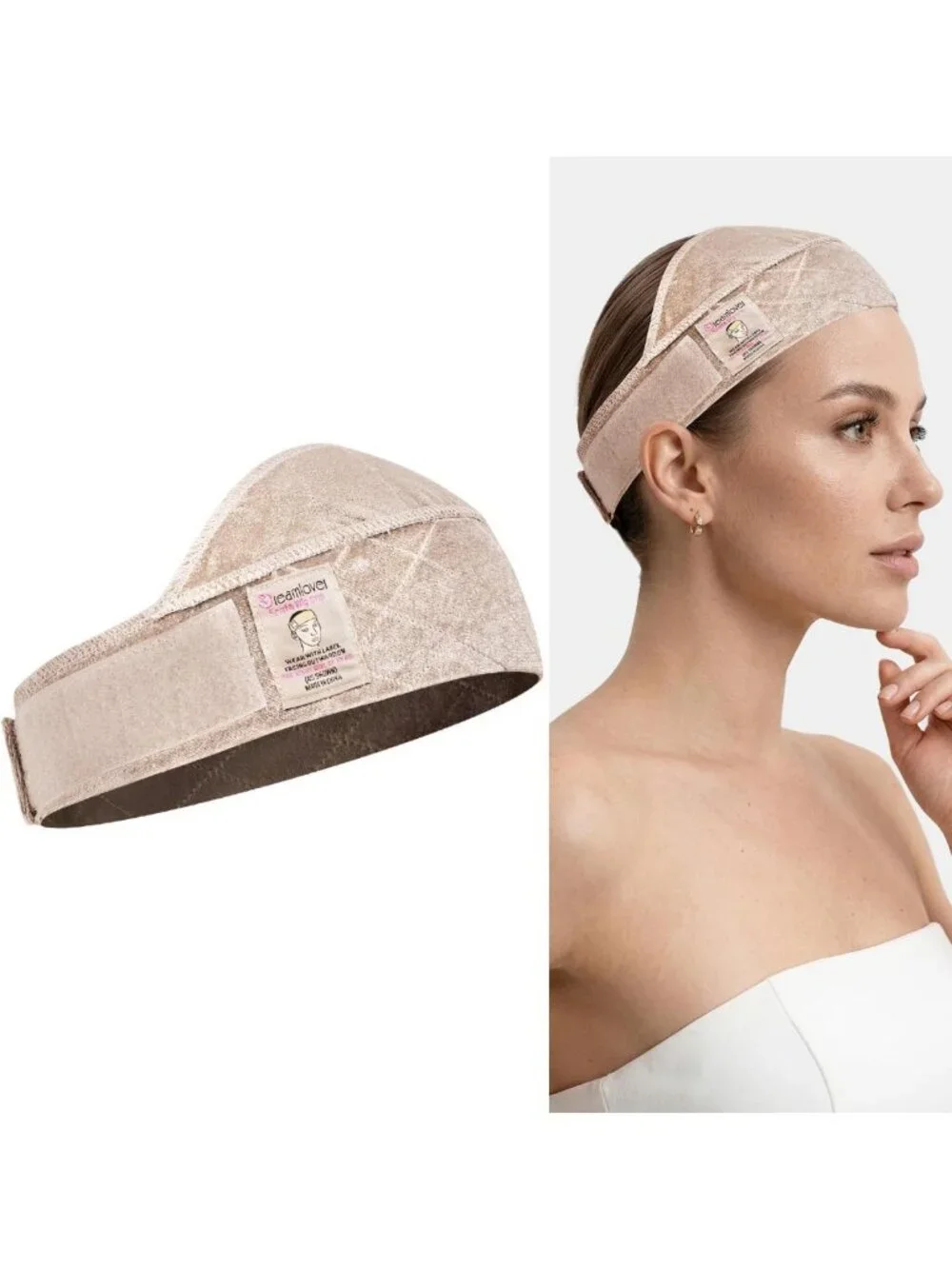 Wider Non-Slip Wig Grip Band Headband for Secure Fit - Nude Color, 1 PCS